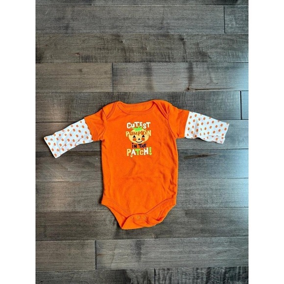 Other - Halloween Pumpkin Patch Onesie Size 0-3‎ Months